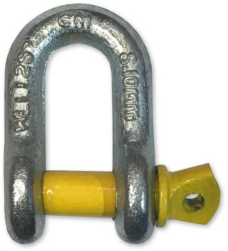 Haigh D−Shackle Grade S 10mm 1.25T 3 Haigh D−Shackle Grade S 10mm 1.25T