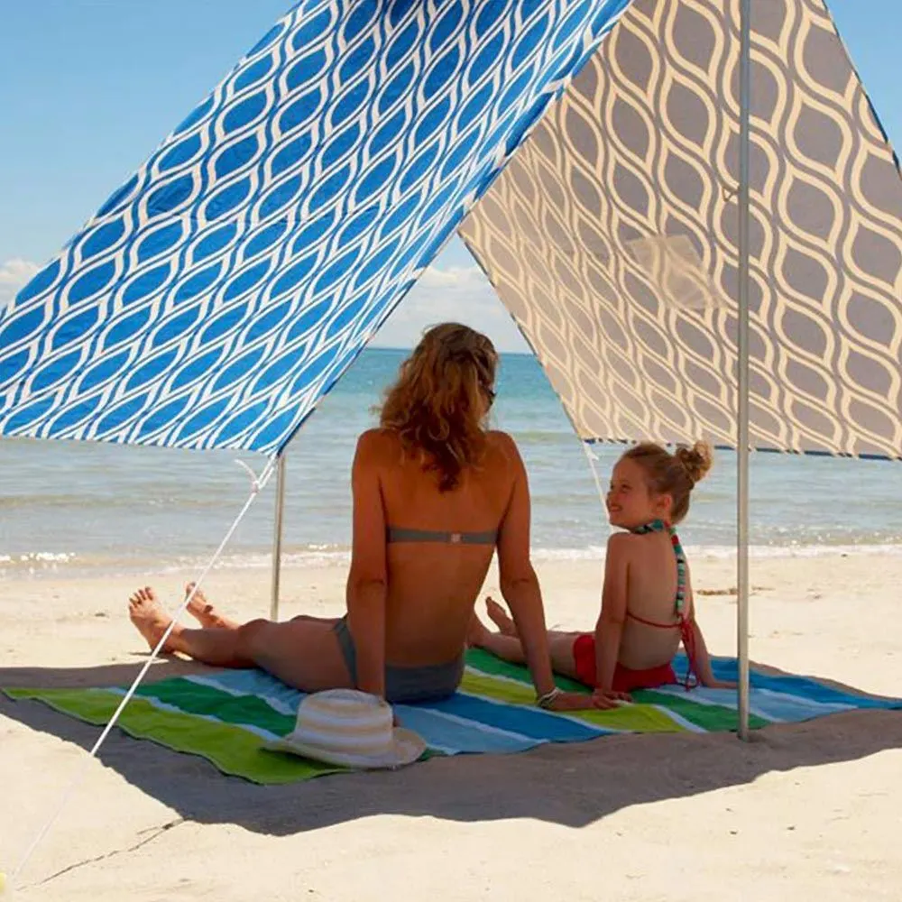 Hollie & Harrie Sombrilla Beach Shade Moroccan Blue 3 Hollie & Harrie Sombrilla Beach Shade Moroccan Blue