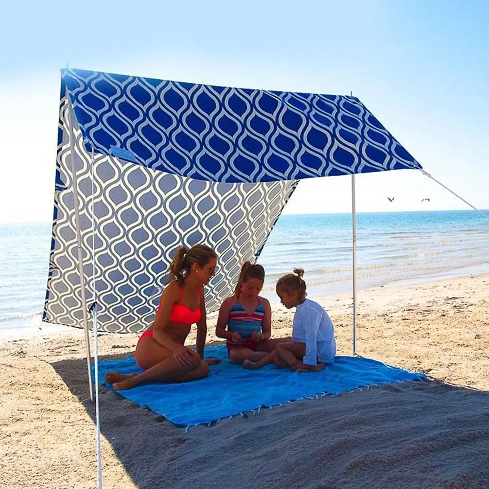 Hollie & Harrie Sombrilla Beach Shade Moroccan Blue 5 Hollie & Harrie Sombrilla Beach Shade Moroccan Blue - Image 3