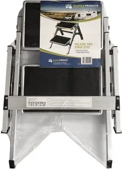 Supex Two Stage Folding Step 9 Supex Two Stage Folding Step -Tents Sales 0029227 two stage folding step