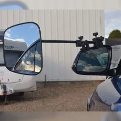 Milenco Grand Aero 4 Towing Mirrors − Standard Convex Glass -Tents Sales 0035275 grand aero 3 extra wide xxl towing mirrors convex