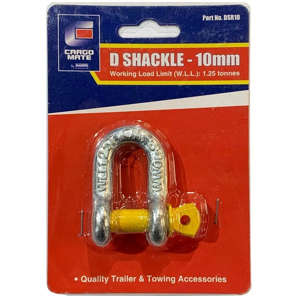 Haigh D−Shackle Grade S 10mm 1.25T 4 Haigh D−Shackle Grade S 10mm 1.25T - Image 2