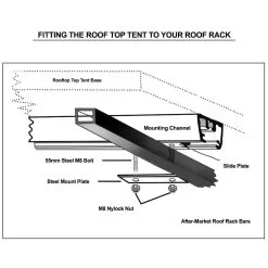 Darche Hi−View 2200 Rooftop Tent -Tents Sales 0041768 hi view 2200 rooftop tent