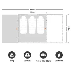 BLACKWOLF Turbo Lite Plus 300 Tent -Tents Sales 0120961