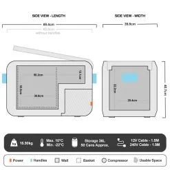 Dometic CFX3 35 Portable Fridge/Freezer 36L -Tents Sales 1201467