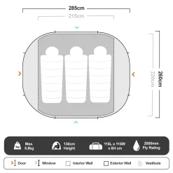 Outdoor Connection Easy Up 4 Pop Up Tent 9 Outdoor Connection Easy Up 4 Pop Up Tent -Tents Sales 1202457