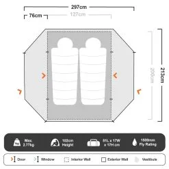 MSR Elixir 2 Hiking Tent -Tents Sales 1202516