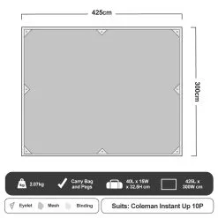 Coleman Ground Mesh Footprint For Instant Up Tents 22 Coleman Ground Mesh Footprint For Instant Up Tents -Tents Sales 1204059 ground mesh footprint for instant up tent