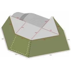 23Zero Falcon 270 Passenger Side Awning -Tents Sales 1204132 falcon 270 passenger side awning