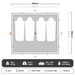 Darche Safari 350 Touring Tent 15 Darche Safari 350 Touring Tent -Tents Sales 1204586