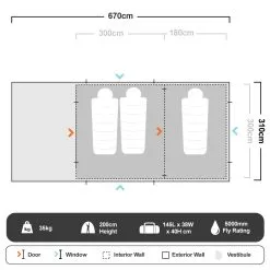 BLACKWOLF Turbo Plus 300 Tent -Tents Sales 1205203