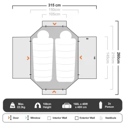23Zero Outbreak Double Swag 1550 -Tents Sales 1205943