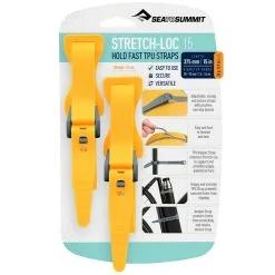 Sea To Summit Stretch−Loc 15 TPU Straps 20mm X 375mm 2 Pack -Tents Sales 1208290 stretch loc 15 tpu straps 20mm x 375mm 2 pack