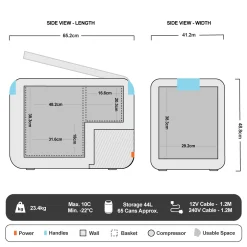 MyCOOLMAN CCP44 Portable Fridge/Freezer 44L 31 MyCOOLMAN CCP44 Portable Fridge/Freezer 44L -Tents Sales 1209692