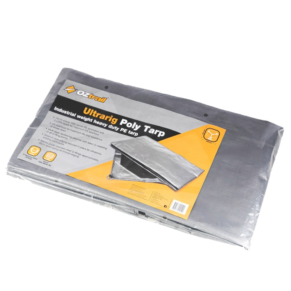 OZtrail Ultrarig Heavy Duty Poly Tarp 6 OZtrail Ultrarig Heavy Duty Poly Tarp - Image 4