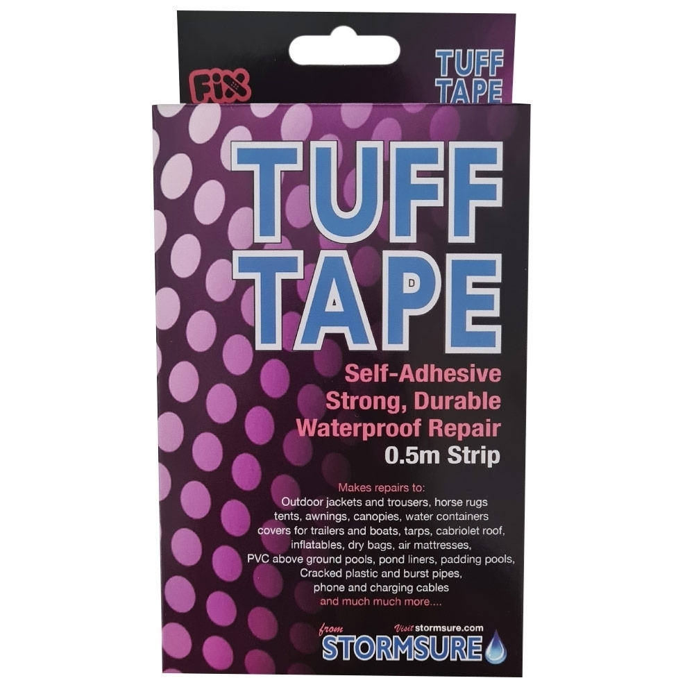 STORMSURE TUFF Tape Self Adhesive Waterproof Repair Tape Strip 3 STORMSURE TUFF Tape Self Adhesive Waterproof Repair Tape Strip