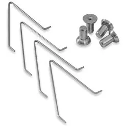 Supa Peg Stainless Steel Wire Spring Button 4 Pack