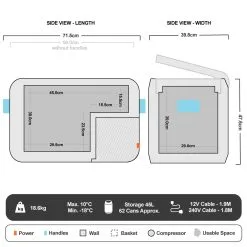 Dometic CFF 45 Fridge + Cover 35 Dometic CFF 45 Fridge + Cover -Tents Sales 1214679
