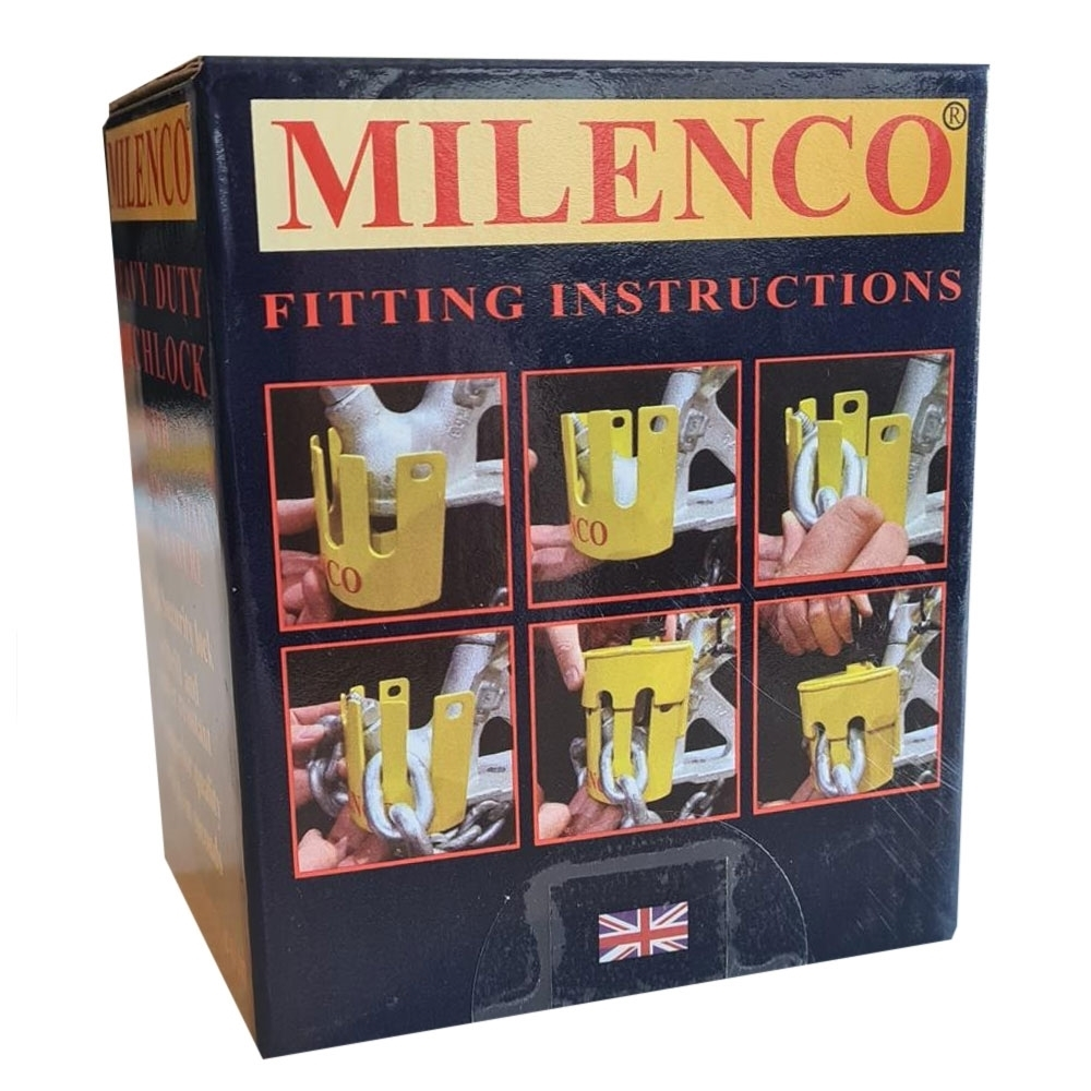Milenco Heavy Duty Hitch Lock & Chain Lock 9 Milenco Heavy Duty Hitch Lock & Chain Lock - Image 7