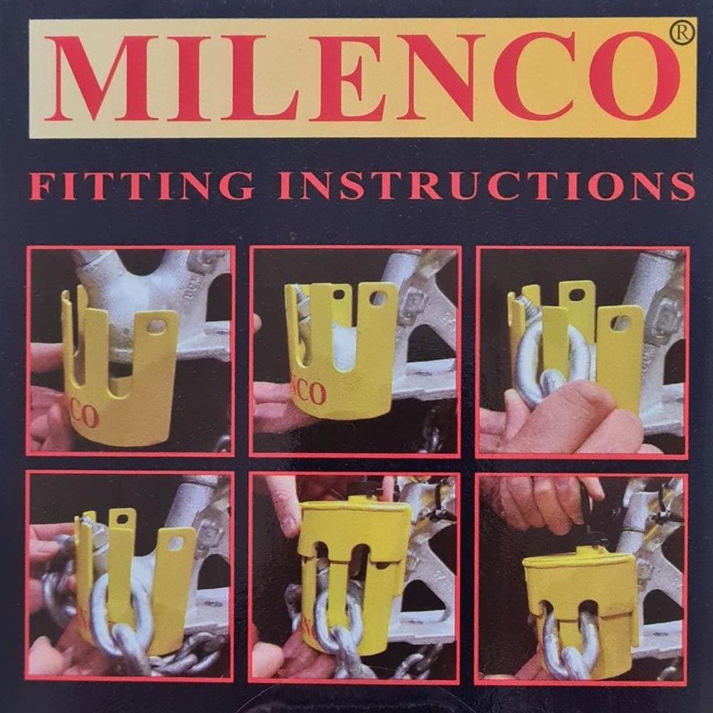 Milenco Heavy Duty Hitch Lock & Chain Lock 10 Milenco Heavy Duty Hitch Lock & Chain Lock - Image 8