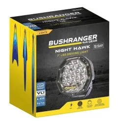 Bushranger 4x4 Gear Night Hawk 7” VLI Series LED Driving Light -Tents Sales 1217714 bushranger night hawk 7inch vli series led driving light