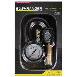 Bushranger 4x4 Gear Tyre Deflator With Gauge 13 Bushranger 4x4 Gear Tyre Deflator With Gauge -Tents Sales 1217733 3 in 1 tyre gauge
