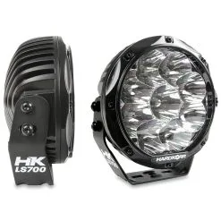 Hard Korr Lifestyle 7” LED Driving Lights With Wiring Harness -Tents Sales 1218042 hardkorr lifestyle 7inch led driving lights