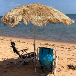 Beachkit Australia Hula Beach 210cm Umbrella -Tents Sales 1220749 hula raffia thatch patio umbrella