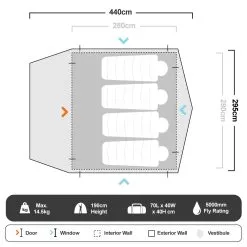 ZEMPIRE Pronto 5 Inflatable Air Tent V2 21 ZEMPIRE Pronto 5 Inflatable Air Tent V2 -Tents Sales 1220881