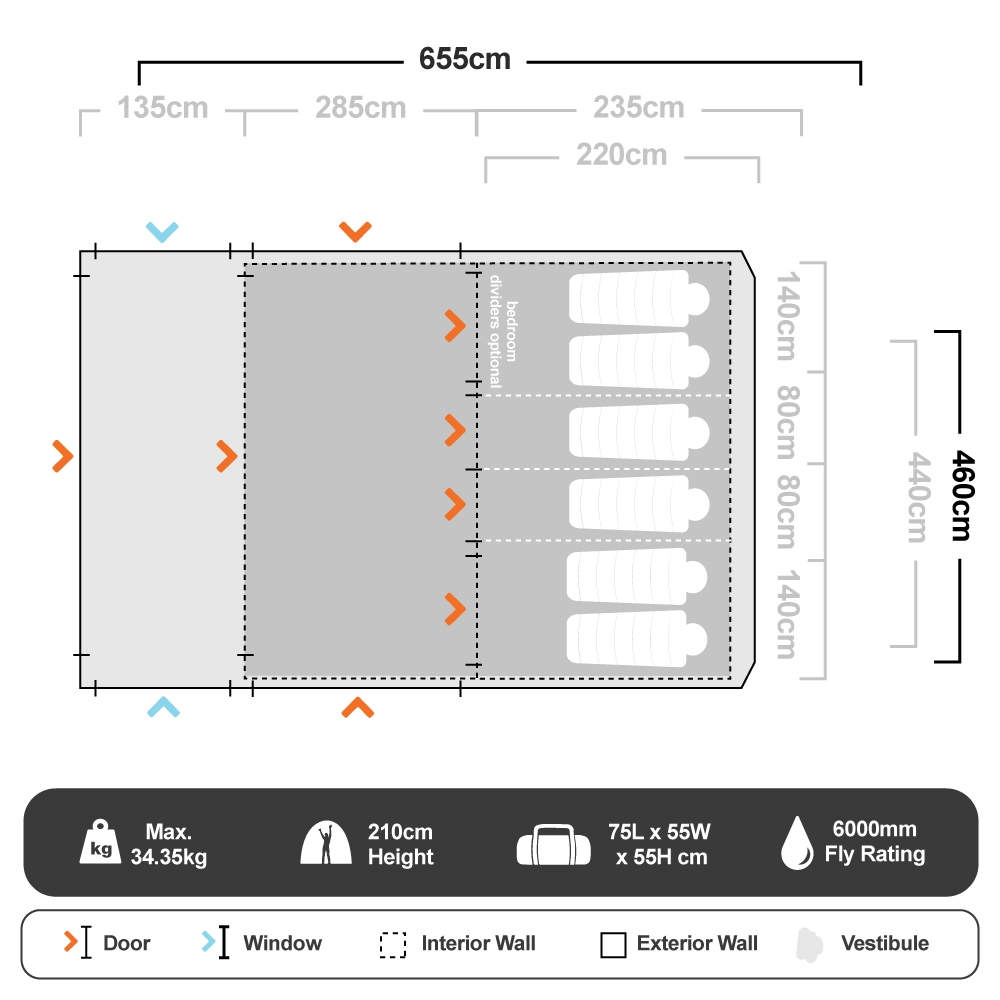 ZEMPIRE Evo TXL V2 Air Tent 10 ZEMPIRE Evo TXL V2 Air Tent - Image 8