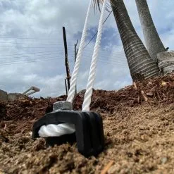 Supa Peg Galvanized Steel Screw Peg -Tents Sales 1222519 galvanized steel screw peg 220mm