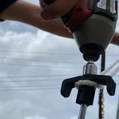 Supa Peg Galvanized Steel Screw Peg -Tents Sales 1222521 galvanized steel screw peg 220mm