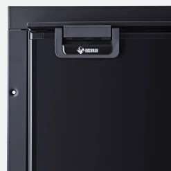 Bushman Fridges DC50−X 50L Upright Fridge -Tents Sales 1224044 bushman 50l dc 12v24v upright fridge black