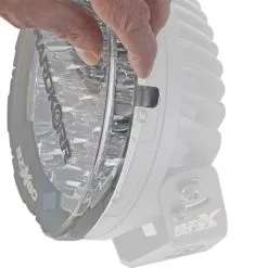 Hard Korr Driving Light Covers Clear − Pair -Tents Sales 1228494 driving light covers clear pair