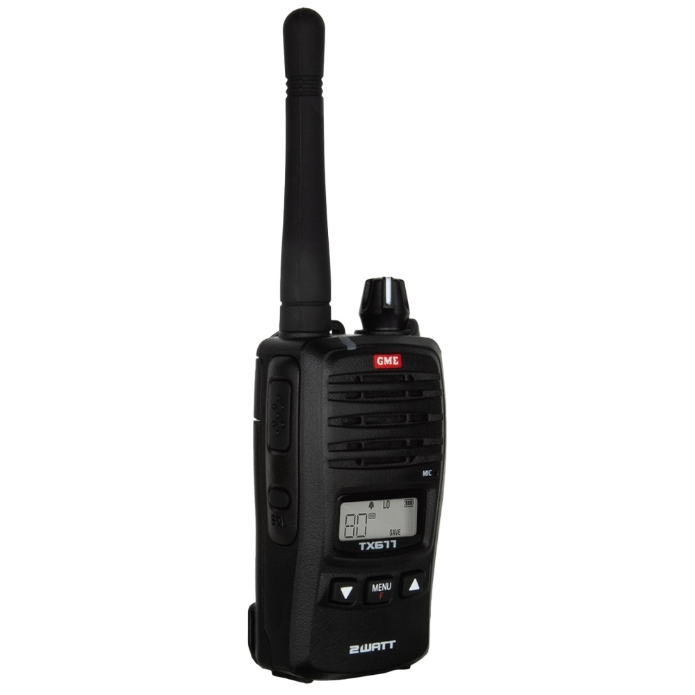 GME 2 Watt UHF CB Handheld Radio TX677 4 GME 2 Watt UHF CB Handheld Radio TX677 - Image 2