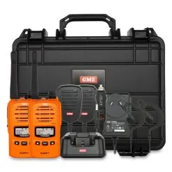 GME 5 Watt UHF CB Handheld Radio Twin Pack Blaze Orange TX6160OTP
