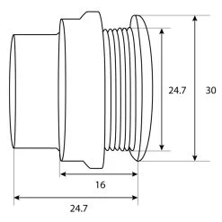 GME RJ45 Pass−Through Adaptor Universal Round XRS−RJ45RND -Tents Sales 1229157 rj45 pass through adaptor universal round xrs rj45rnd