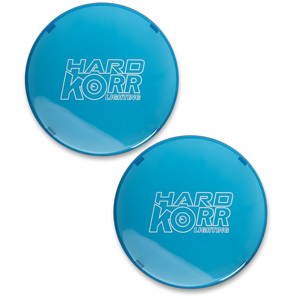 Hard Korr Driving Light Covers Blue − Pair 3 Hard Korr Driving Light Covers Blue − Pair