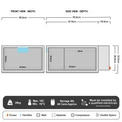 EVAKOOL DC40−DRW−AU Platinum 40L Drawer Fridge Freezer 11 EVAKOOL DC40−DRW−AU Platinum 40L Drawer Fridge Freezer -Tents Sales 1249212