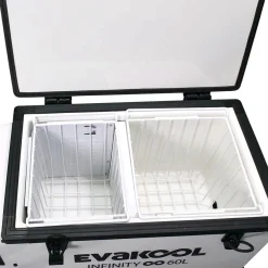 EVAKOOL RFE60−FF Fibreglass Infinity Fridge/Freezer 60L 17 EVAKOOL RFE60−FF Fibreglass Infinity Fridge/Freezer 60L -Tents Sales 1254939 fdge evakool rfe 60 ff