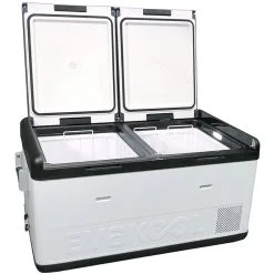 EVAKOOL DU295−DZ Down Under Series II Dual Zone Fridge Freezer 95L -Tents Sales 1255581 du295 dz down under series ii dual zone fridge freezer 95l phantom grey