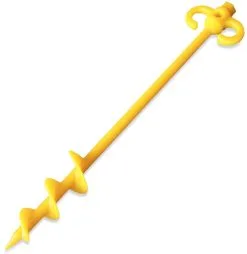 Supa Peg 500mm Polycarbonate Beach Screw Peg Starter Pack 2 Pegs -Tents Sales 1255690 500mm polycarbonate beach screw peg starter pack 2 pegs