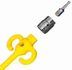 Supa Peg 500mm Polycarbonate Beach Screw Peg Starter Pack 2 Pegs -Tents Sales 1255691 500mm polycarbonate beach screw peg starter pack 2 pegs