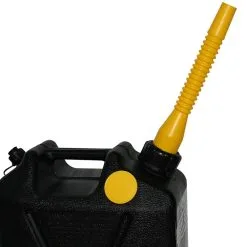 Pro Quip Plastic Fast Pour 10 Litre Fuel Can Heavy Duty Black -Tents Sales 1256958 plastic fast pour 10 litre fuel can heavy duty black
