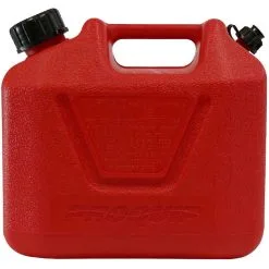 Pro Quip 5 Litre Plastic Fast Pour Fuel Can Unleaded Red -Tents Sales 1256975 5 litre plastic fast pour fuel can unleaded red