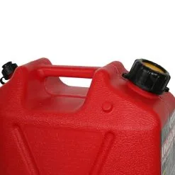 Pro Quip 5 Litre Plastic Fast Pour Fuel Can Unleaded Red -Tents Sales 1256976 5 litre plastic fast pour fuel can unleaded red