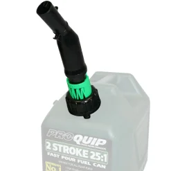 Shut−Off Pourer For Pro Quip Plastic Fuel Cans -Tents Sales 1257033 shut off pourer for pro quip plastic fuel cans