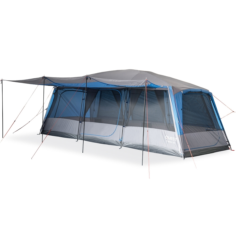 Quest Outdoors Cabin 10 Person Tent 3 Quest Outdoors Cabin 10 Person Tent