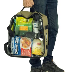 Blacksmith Camping Supplies Australian Made Clear Top Large Drawer Bag -Tents Sales 1258137 australian made large drawer bag clear top khaki