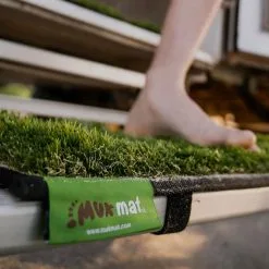 Muk Mat Pull−Out Step Mat 13 Muk Mat Pull−Out Step Mat -Tents Sales 1263698 pull out step mat green pitch black trim